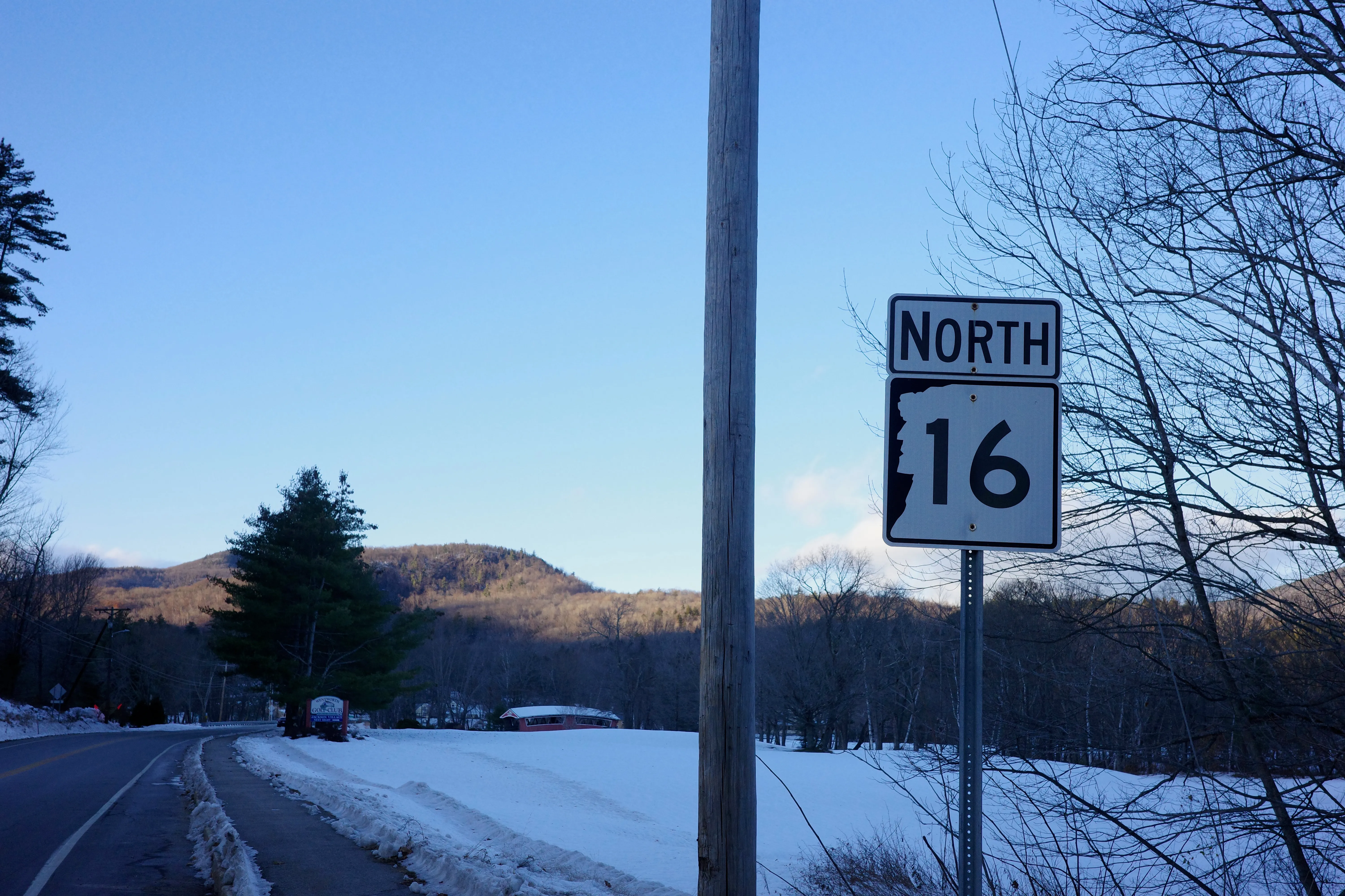 Highway from North Conway to Jackson